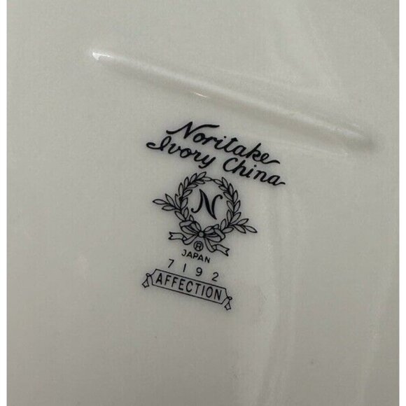 Noritake AFFECTION 11” Oval Serving Platter Ivory China Porcelain 7192 - Picture 5 of 5